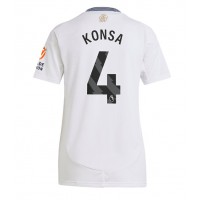 Echipament fotbal Aston Villa Ezri Konsa #4 Tricou Deplasare 2024-25 pentru femei maneca scurta